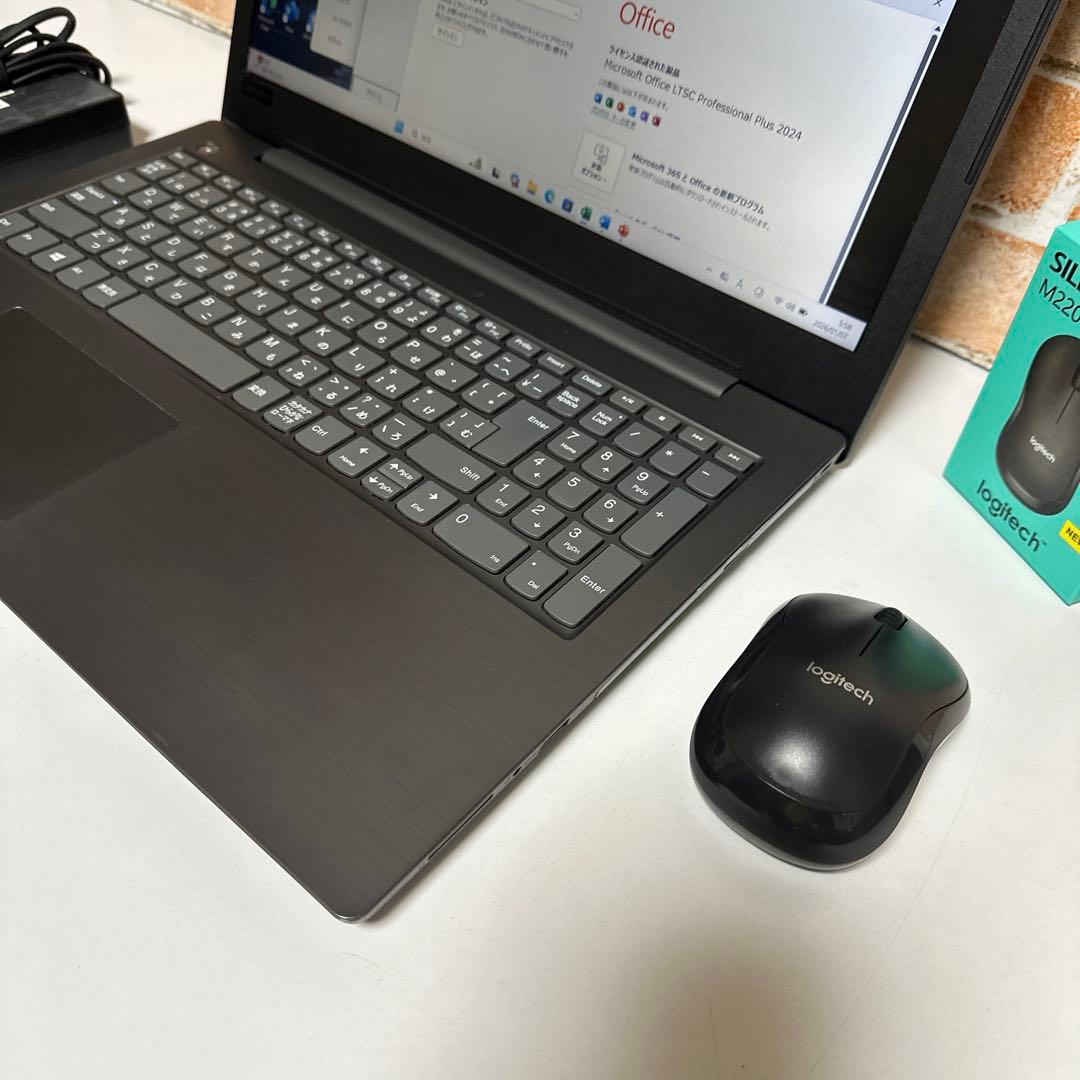 LENOVOノート PC 高速起動SSD メモリ8GB Win11 オフィス付き