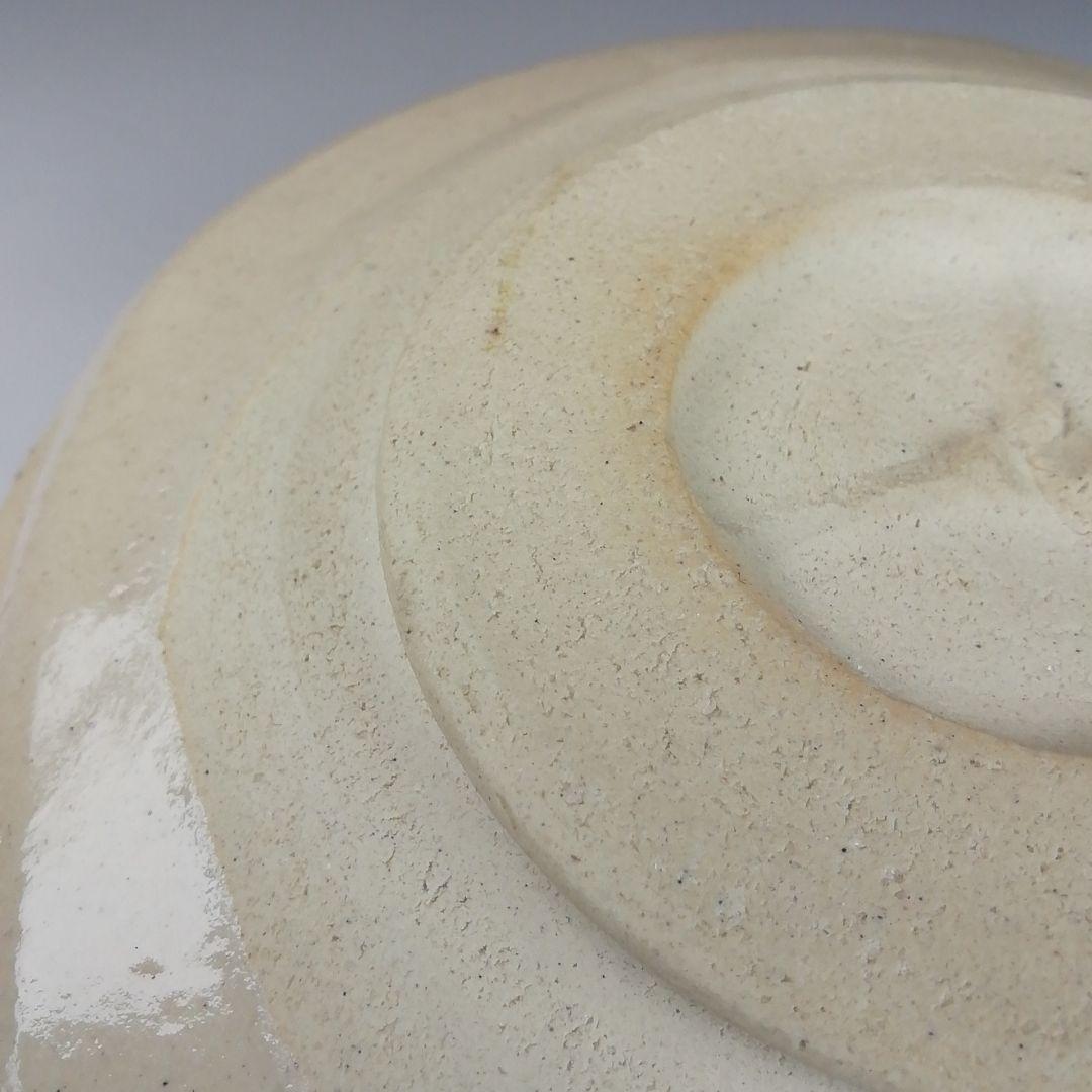 Ｔ８２９　茶碗　『織部茶碗』『秀泉陶苑　沢田秀一 作』　共箱　抹茶碗　茶道具