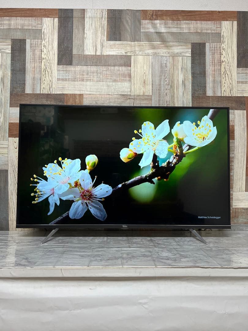 即日受渡❣️全国送料込TCL 43型4K液晶テレビWチューナー新品リモコン付