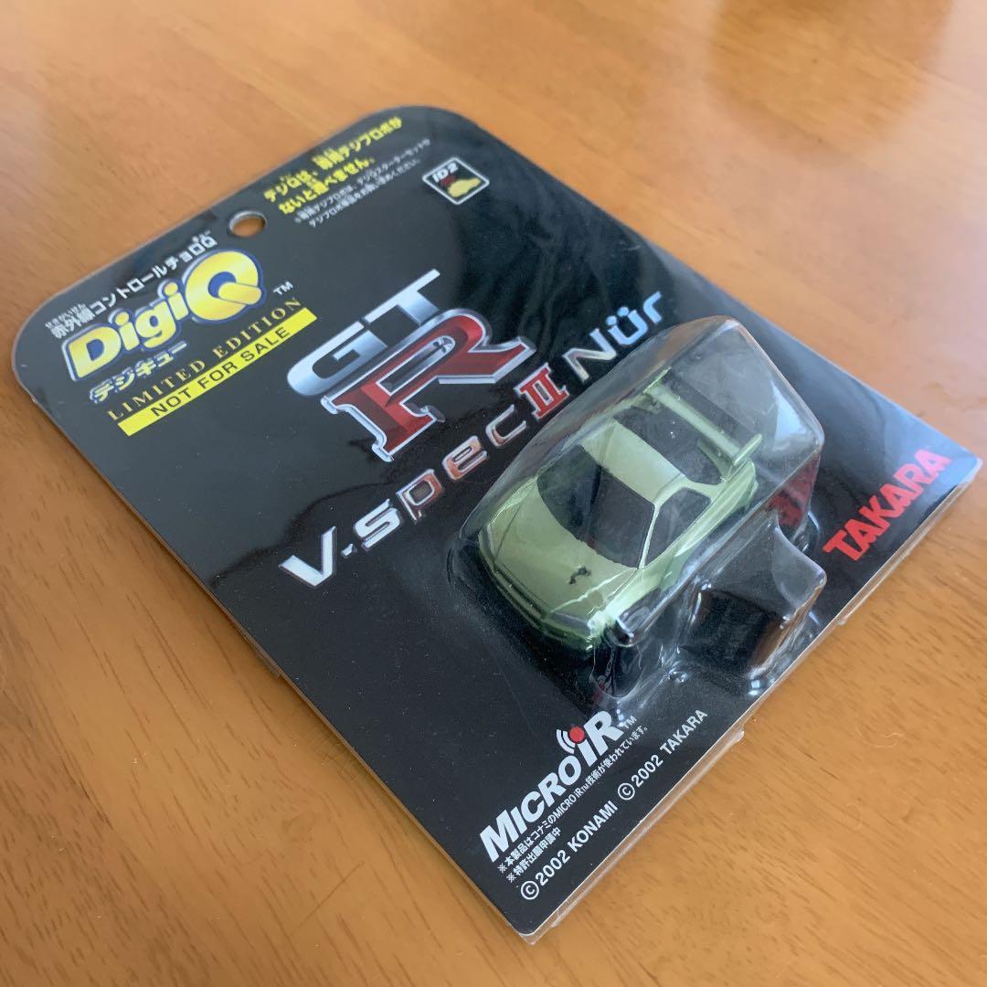 懸賞当選品 非売品デジQ スカイラインR34GT-R V-specⅡ Nur