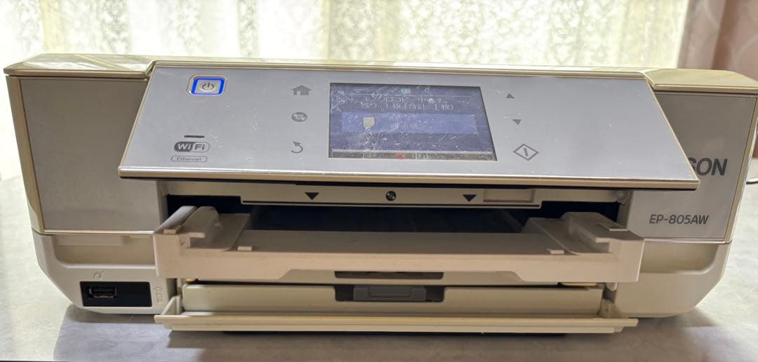 EPSON プリンター EP-805AW 純正インク5個付き【ジャンク品】