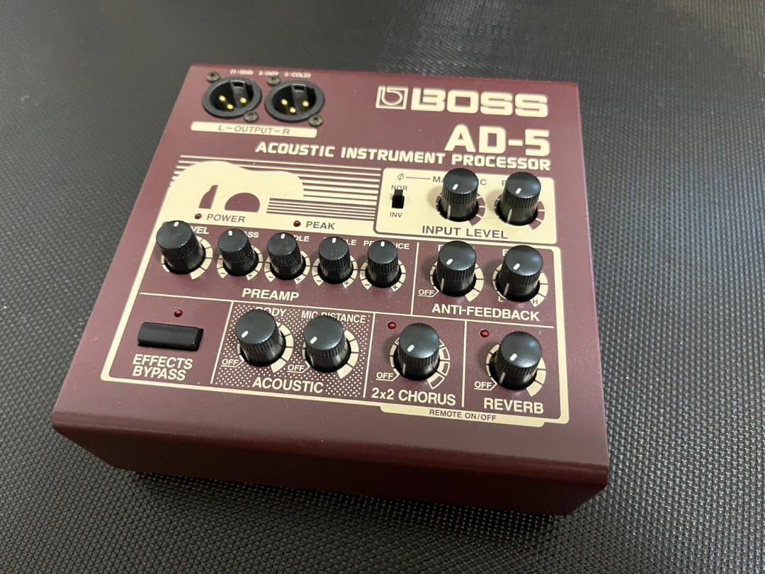 BOSS AD-5 アコースティックインストゥルメントプロセッサー