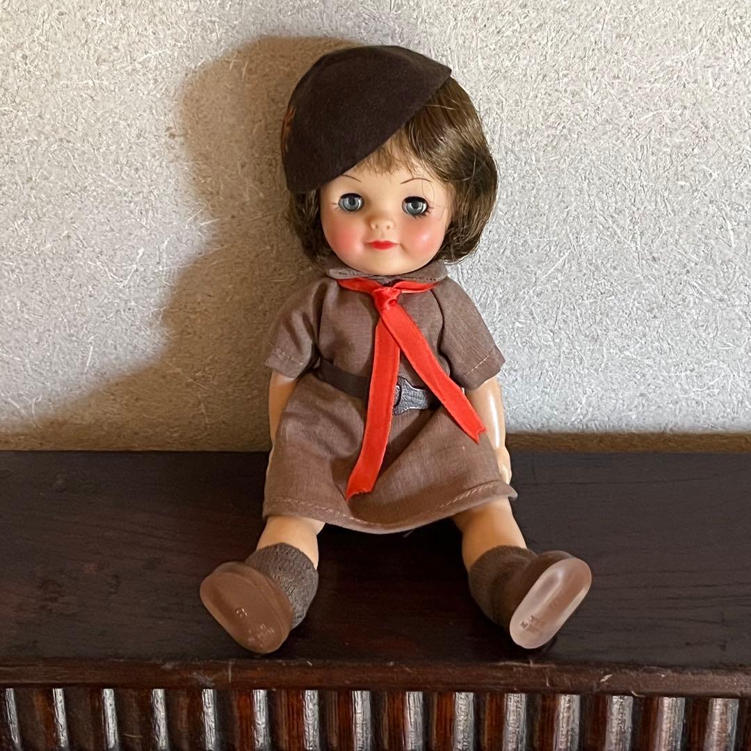 ビンテージ エファンビー ガール スカウト ドール ブラウン effanbee