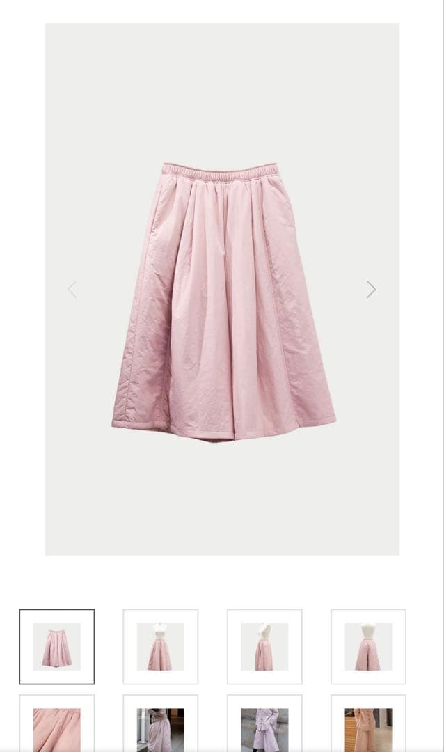 machatt パファーキュロットパンツ（ピンク） タグ付き