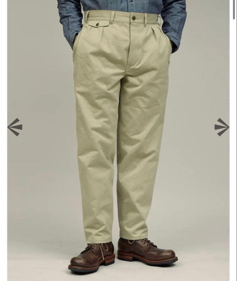 【新品未使用】 ナイジェルケーボン ライトベージュ チノパン 32 M