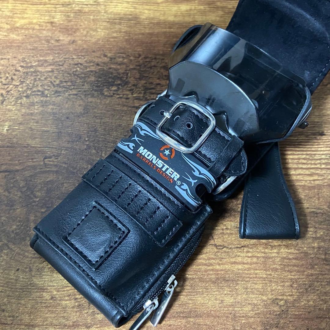 Monster ブースターウォレット黒　クリスタルワン付き