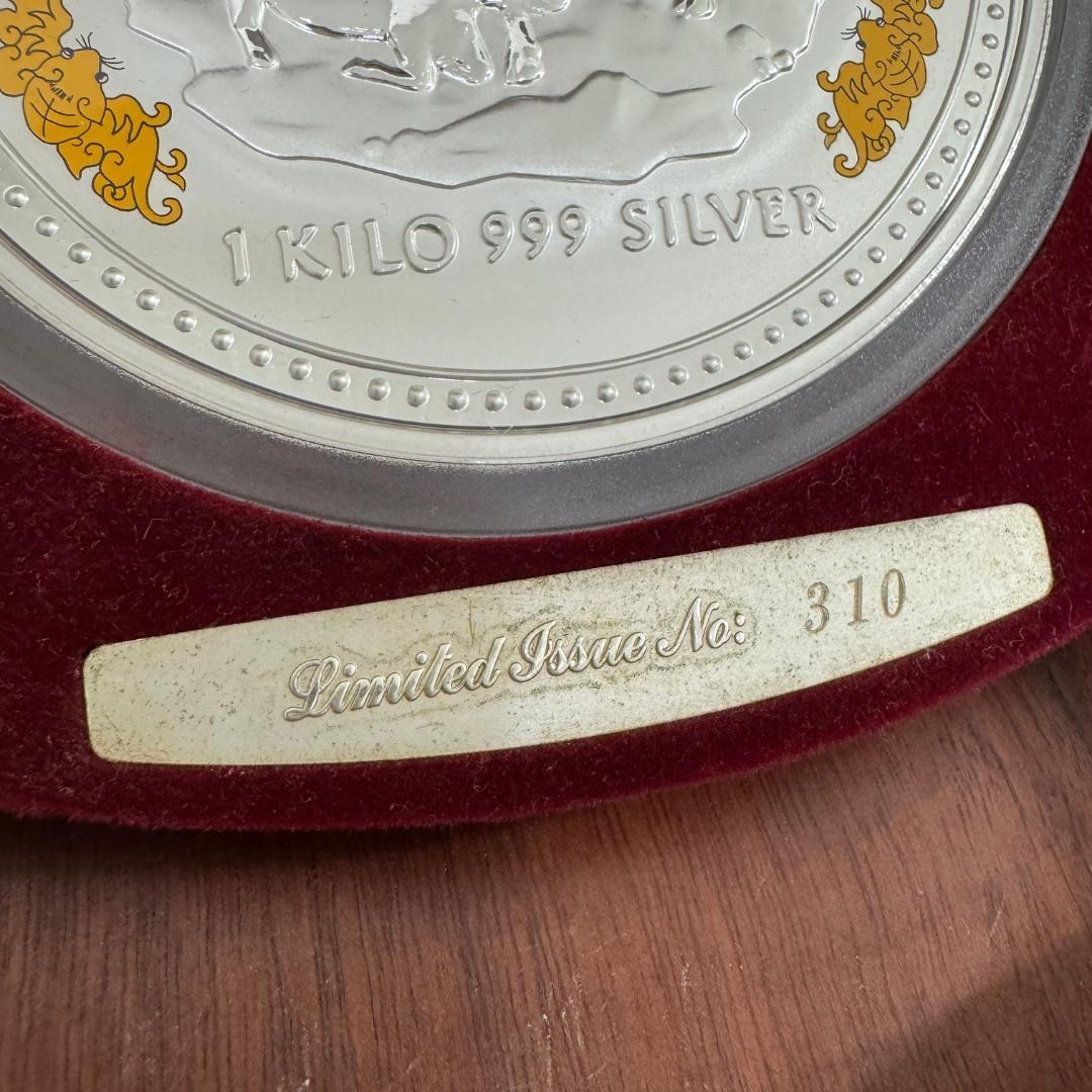GA4389◆2003 純銀 1kg オーストラリア パース造幣局発行♪