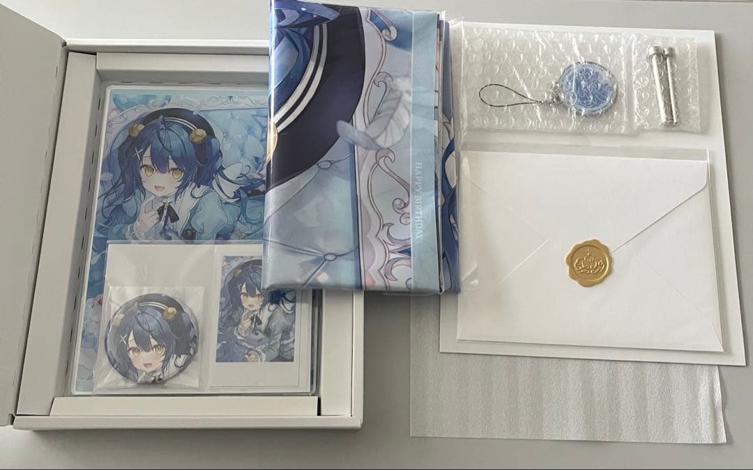 内袋未開封　天宮こころ　2024 全力お祝いセット　缶バッジ&チェキ風カード