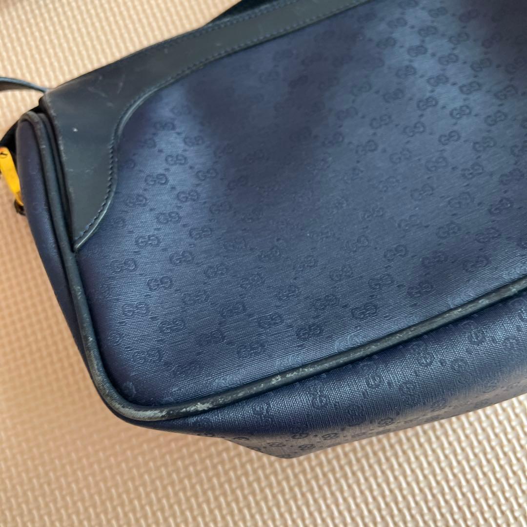 GUCCI グッチ GG ショルダーバッグ ネイビー