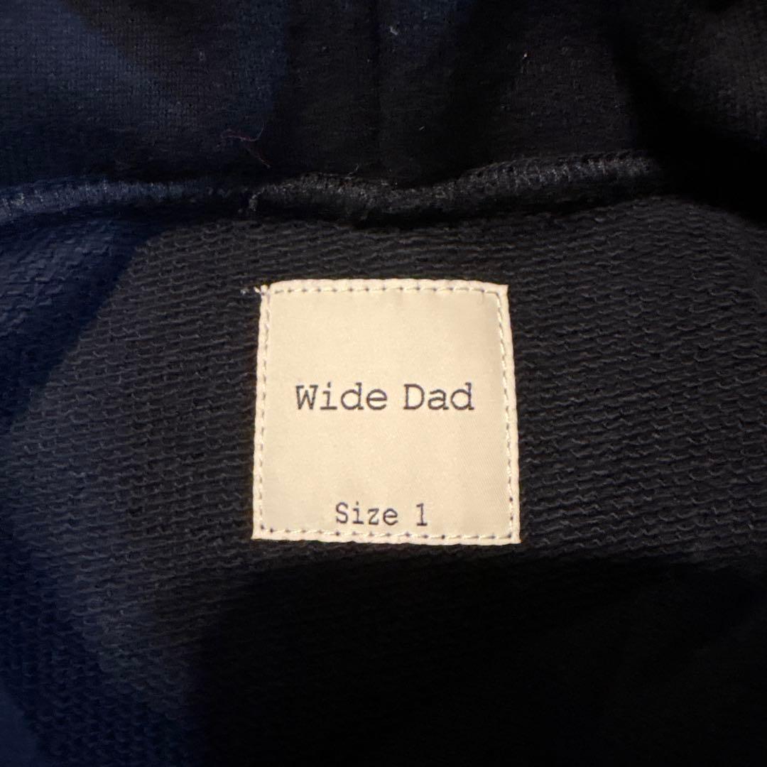 wide dad Dad SWEAT PARKA ネイビー サイズ1 25AW