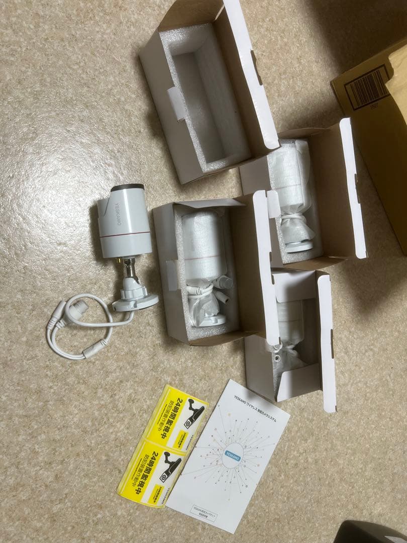 N*d様 YESKAMO 防犯カメラ 4台セット