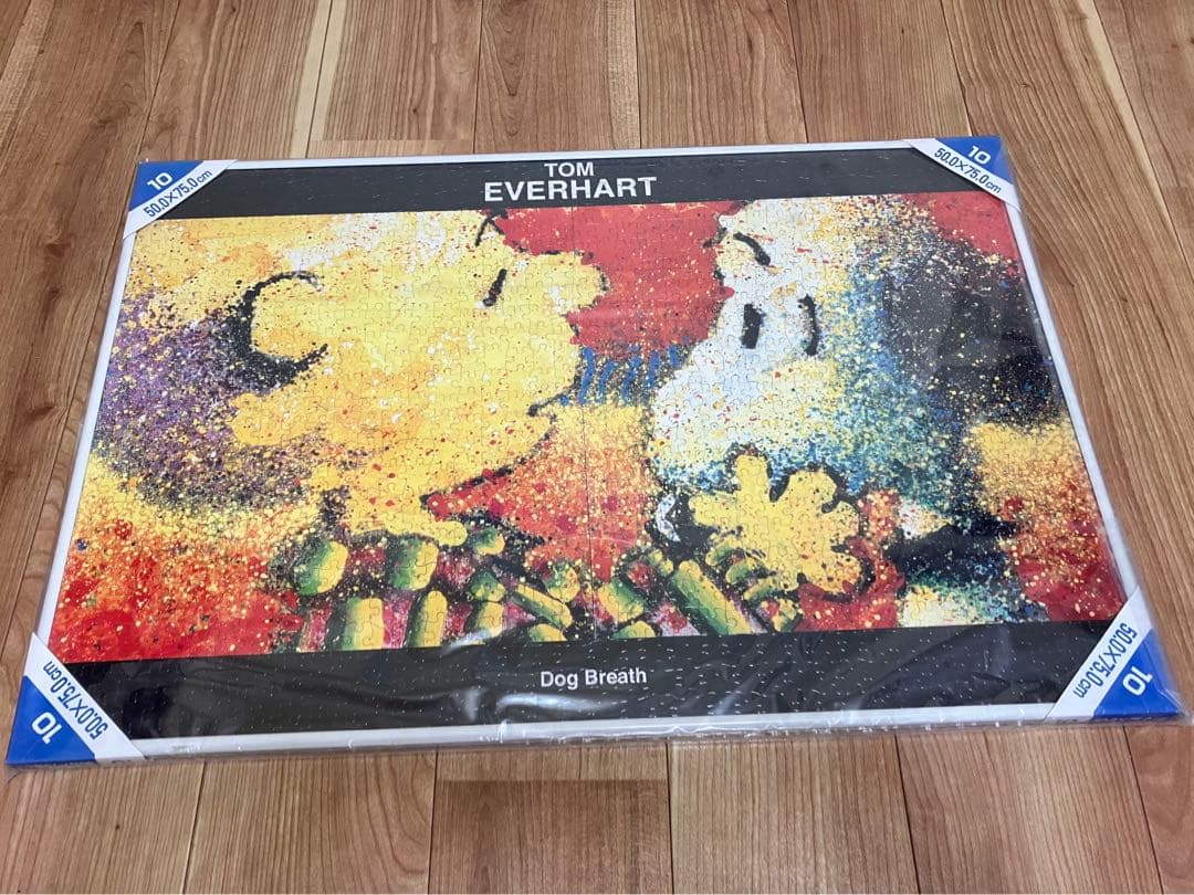 スヌーピー　トムエバハート ジクソーパズル　糊付け済み