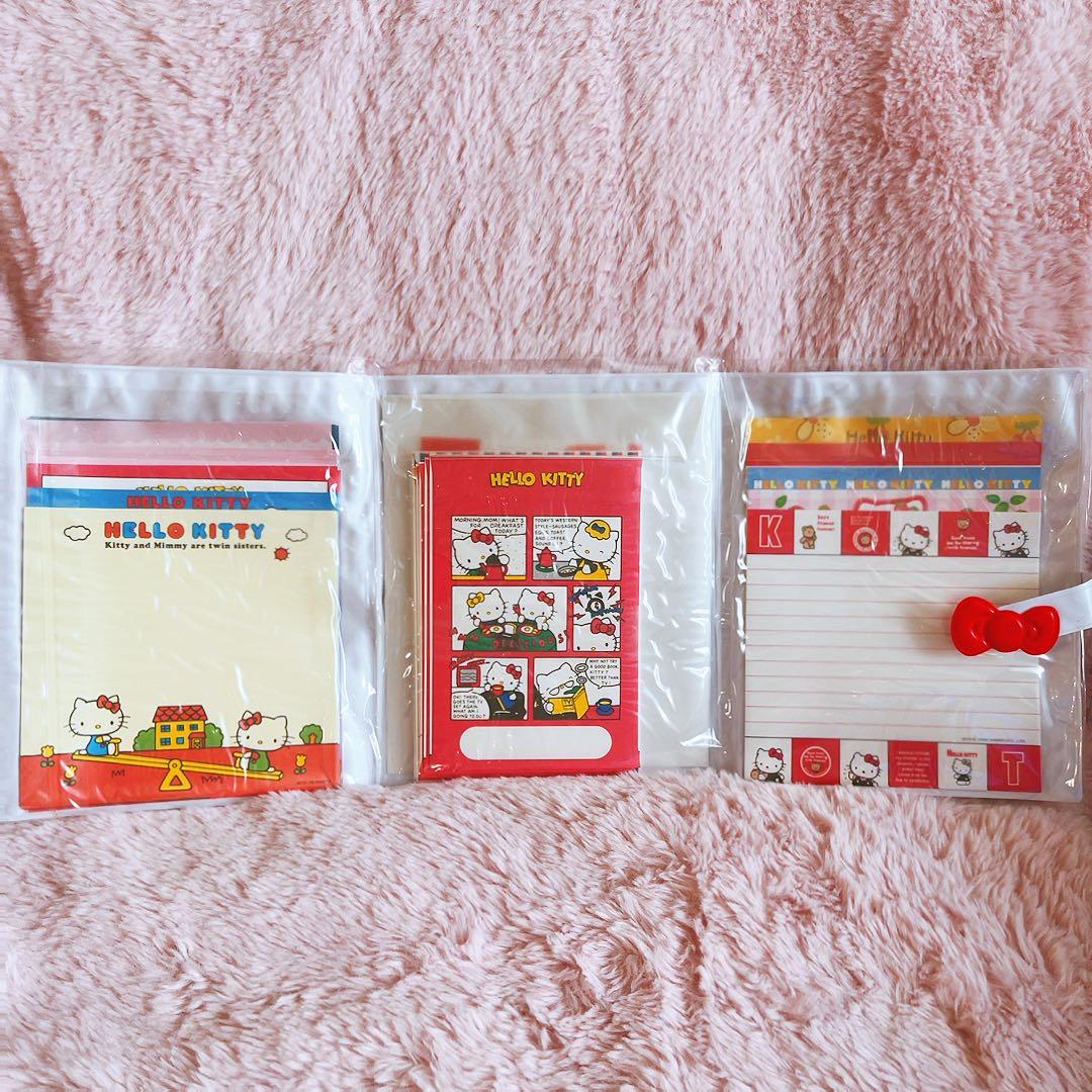 希少レア　ハローキティ　ヒストリカル　レターセット　2009 サンリオ　レトロ