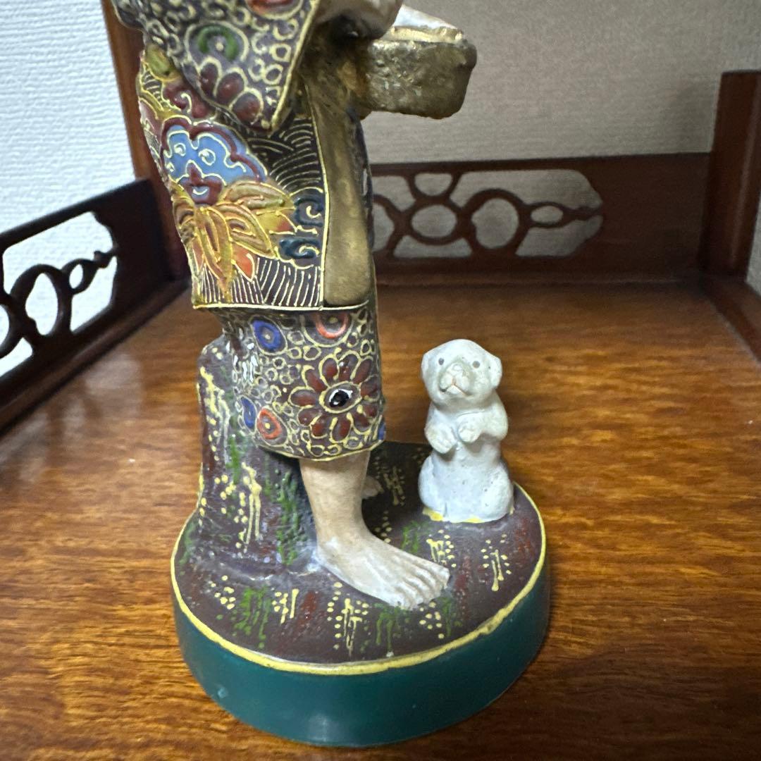 九谷焼　古九谷　色絵人形　時代物