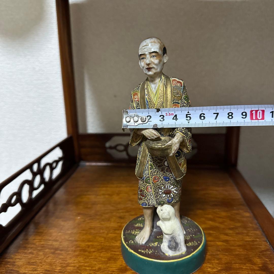 九谷焼　古九谷　色絵人形　時代物