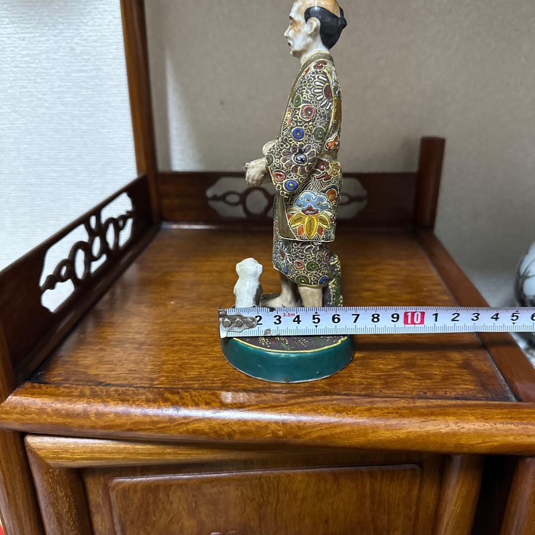 九谷焼　古九谷　色絵人形　時代物