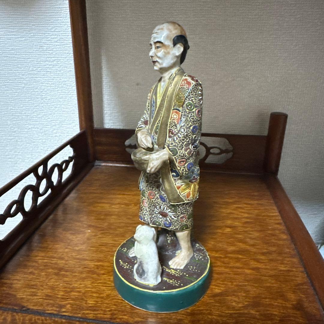 九谷焼　古九谷　色絵人形　時代物