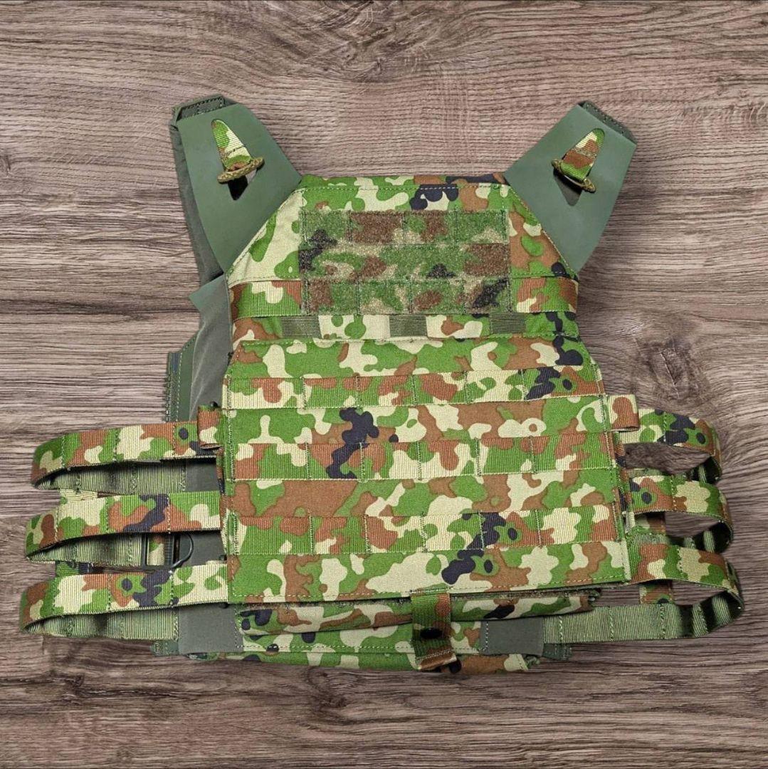 【新品】JPC2.0タイプ　プレートキャリアM　陸自迷彩　対IR加工品