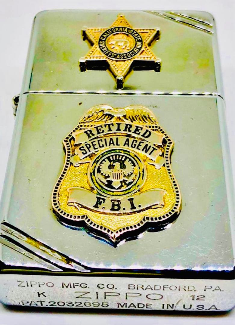 FBI☆スペシャルエージェント☆警察ポリス.希少zippo