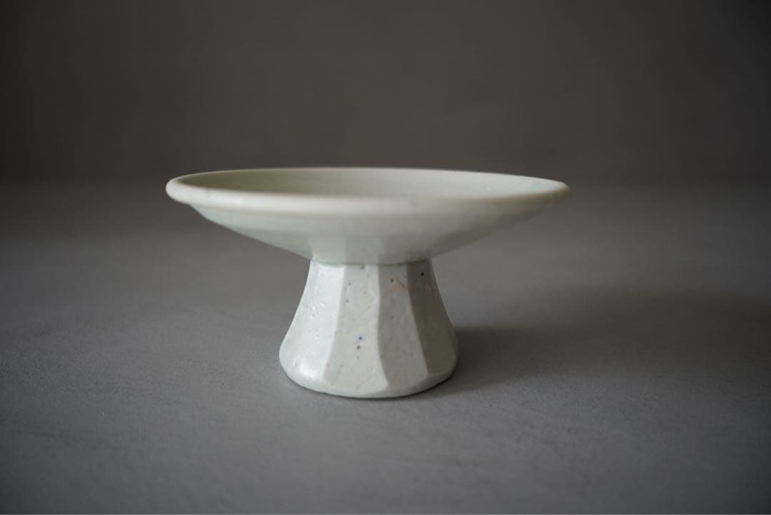 李朝 白磁 青磁 祭器 面取高台 チェサ 李朝白磁