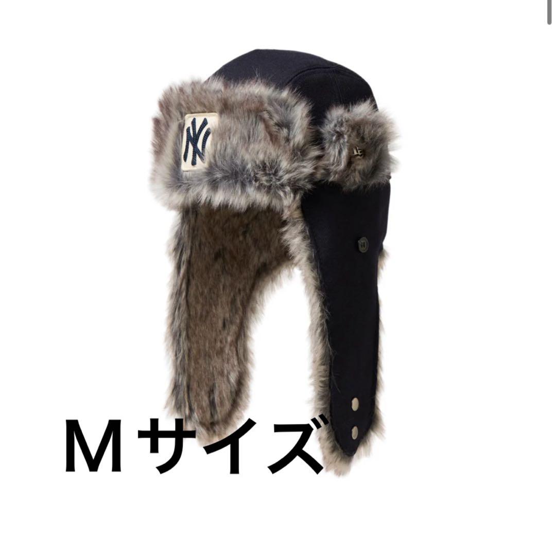 トラッパー ウール ニューヨーク・ヤンキース ネイビー M