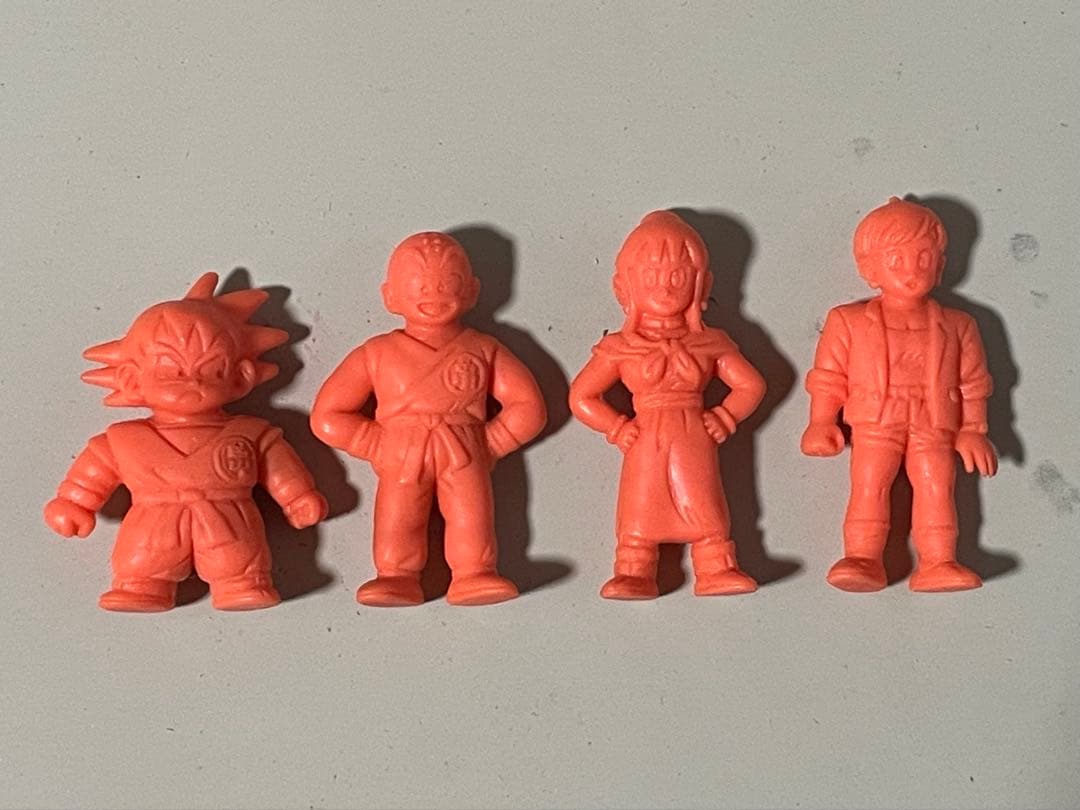 04016ドラゴンボール ドラ消し 消しゴム 橙色 4体セット