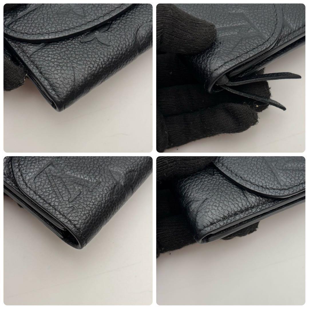 IC搭載　極美品】ルイヴィトン アンプラント ポルトモネ ロザリ ノワール 小銭