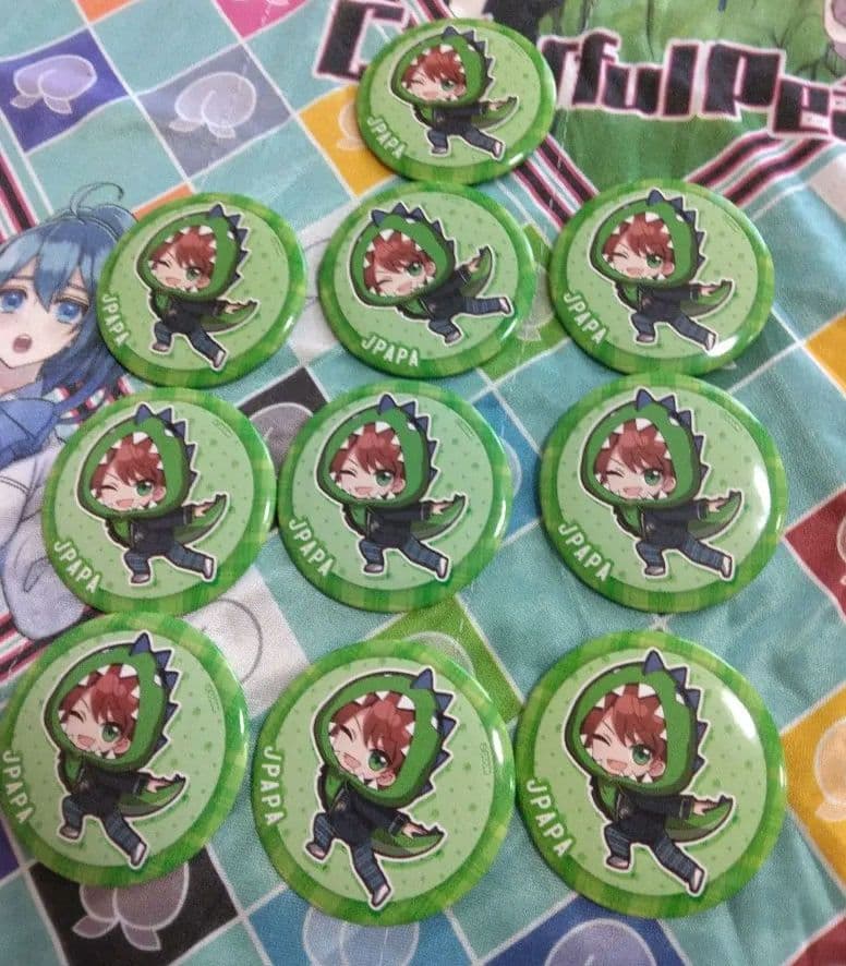 じゃぱぱさん　ファミマ缶バッチ　10個