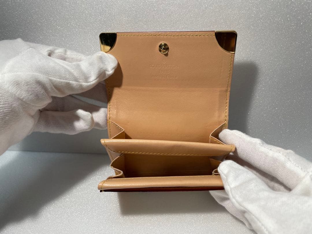 【美品】マルチカラー　ヴィトン　ケース　【人気】 ポルト モネ プラ