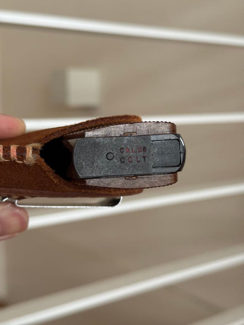 マルシン コルト ポケット 25オート モデルガン レザーホルスター付 マルイ