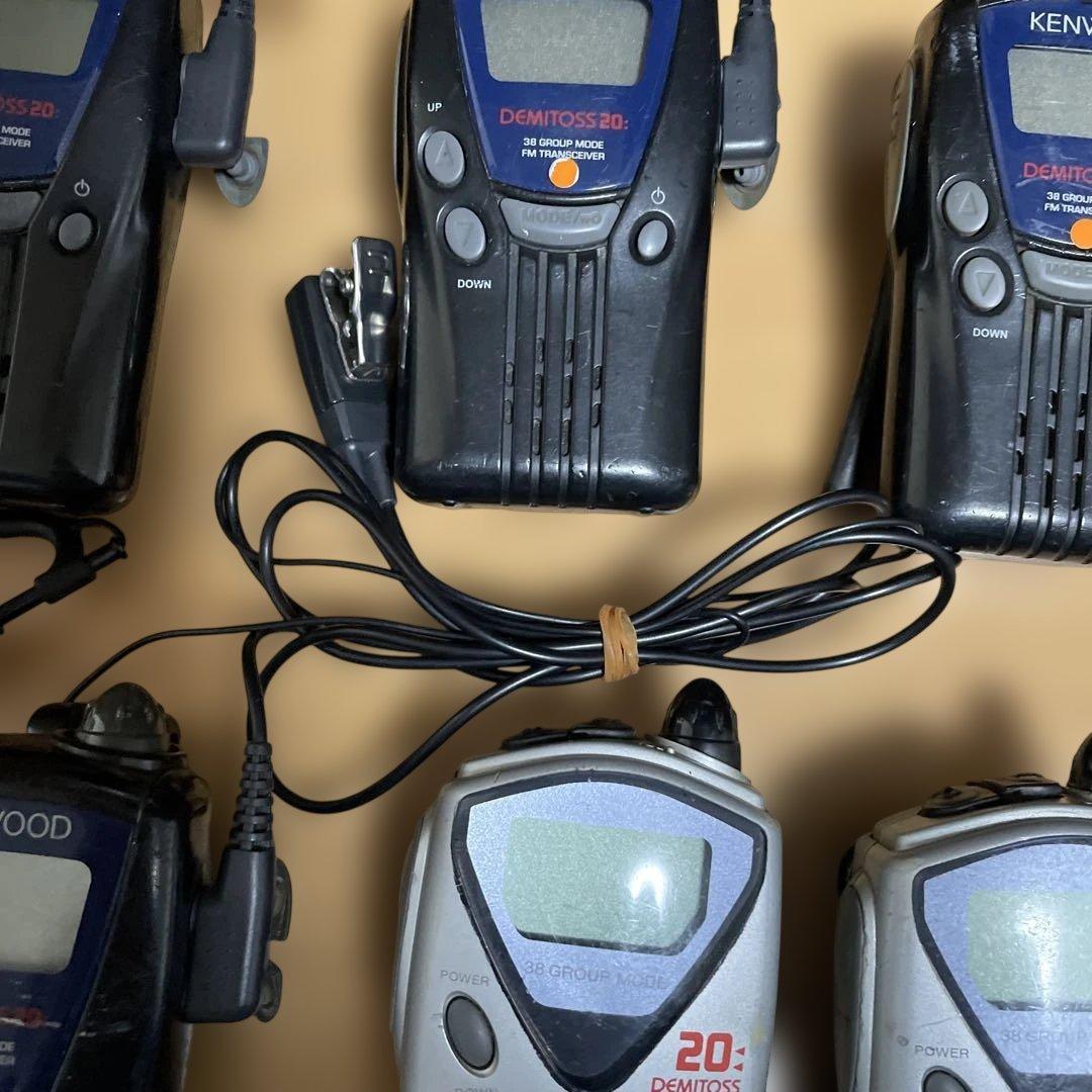 KENWOOD ケンウッド トランシーバー 8台　イヤホンマイク5本付