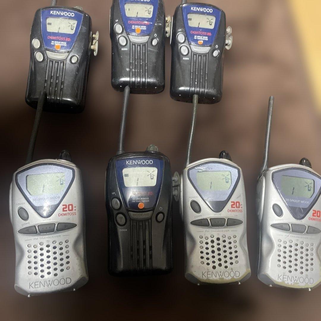 KENWOOD ケンウッド トランシーバー 8台　イヤホンマイク5本付