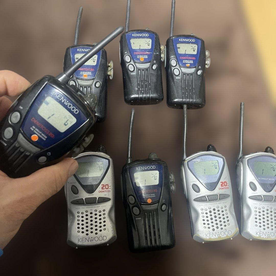 KENWOOD ケンウッド トランシーバー 8台　イヤホンマイク5本付