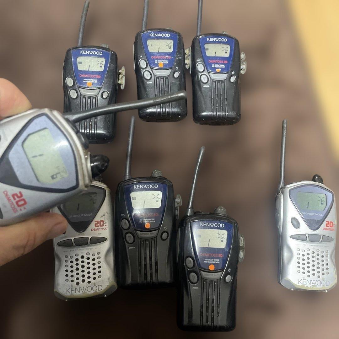 KENWOOD ケンウッド トランシーバー 8台　イヤホンマイク5本付