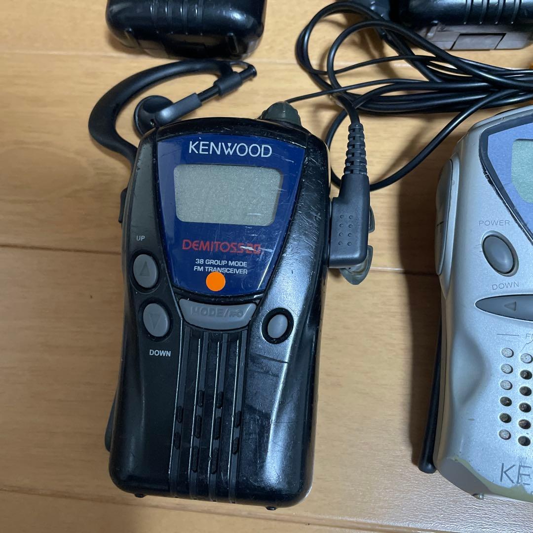 KENWOOD ケンウッド トランシーバー 8台　イヤホンマイク5本付