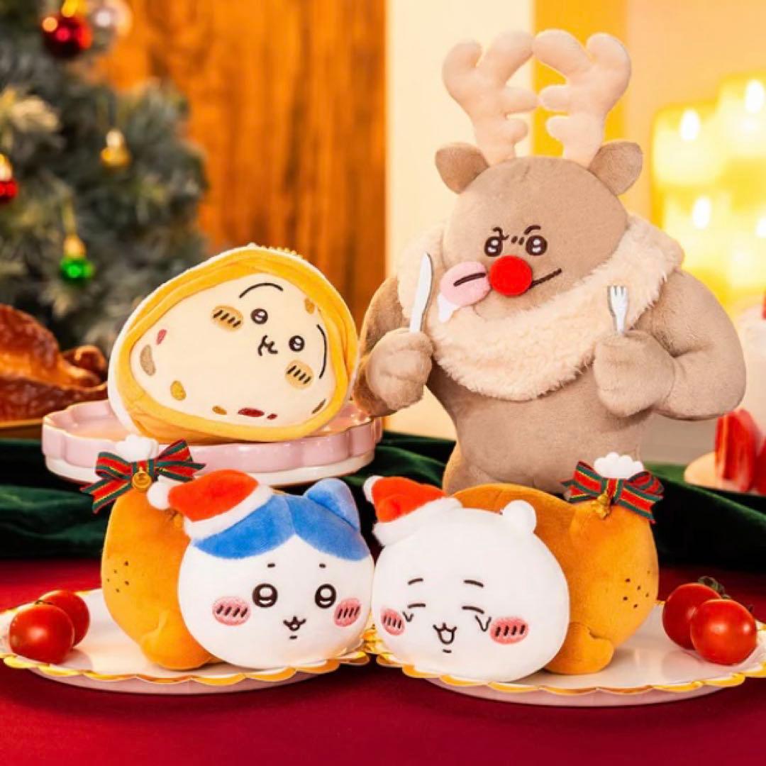 ちいかわ チキン トナカイ ぬいぐるみ4個セット