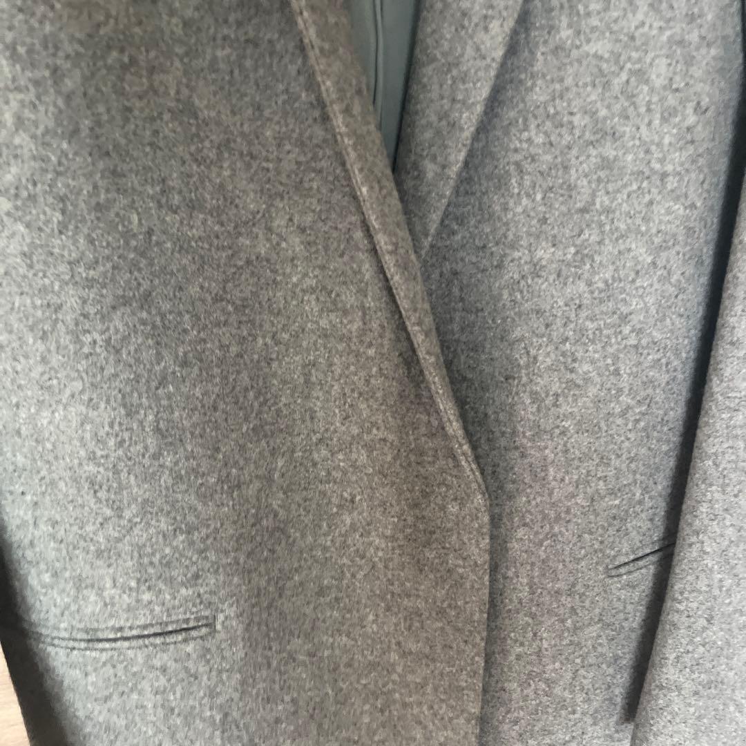 Theory グレー チェスターコート P