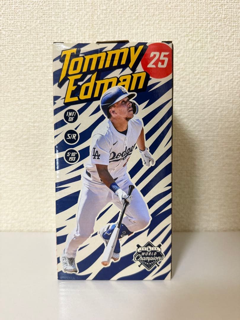 【未開封】トミー・エドマン ボブルヘッド 現地6月2日 球場配布品 非売品