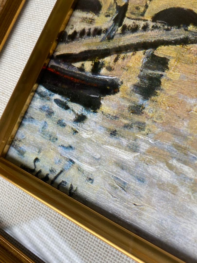 2251❣️ アルフレッド・シスレー、「マルリーの堰」　立体複製　6号