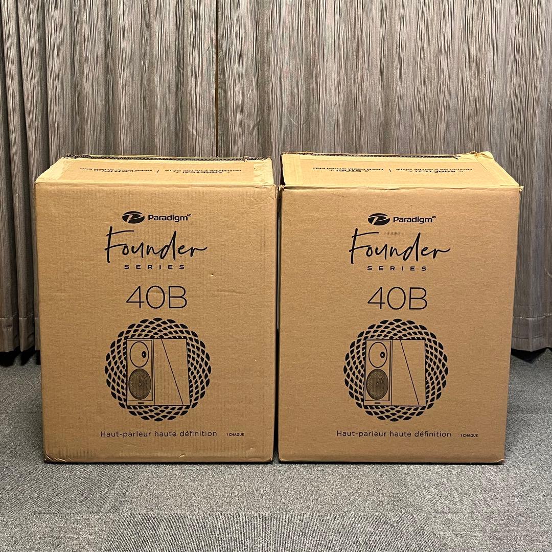 ★極美品！Paradigm Founder 40B② 試聴のみほぼ未使用！の箱★
