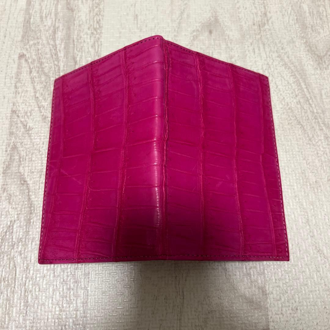 SALE クロコ パスポートケース 新品未使用 リアルクロコ クロコ革
