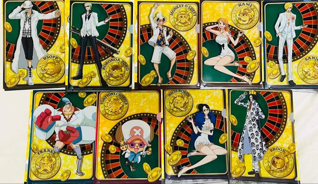 ワンピース FILM GOLD ミニクリアファイルコレクション コンプ レア