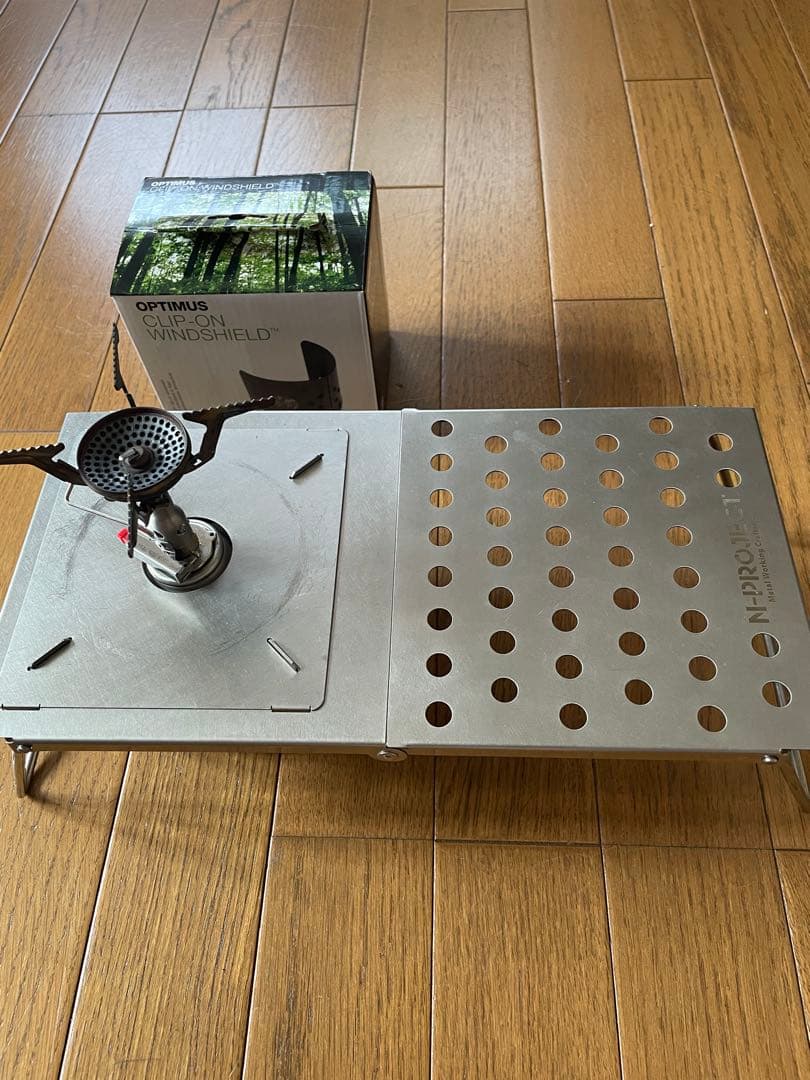 n-project折畳式テーブル、sotoアミカス、Optimus 風防他