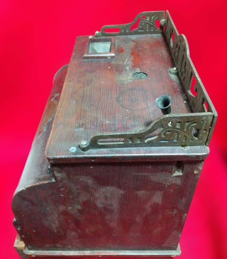 古道具 アンティーク 木製レジスター 昭和7年 5月特許 九五ハ七九號