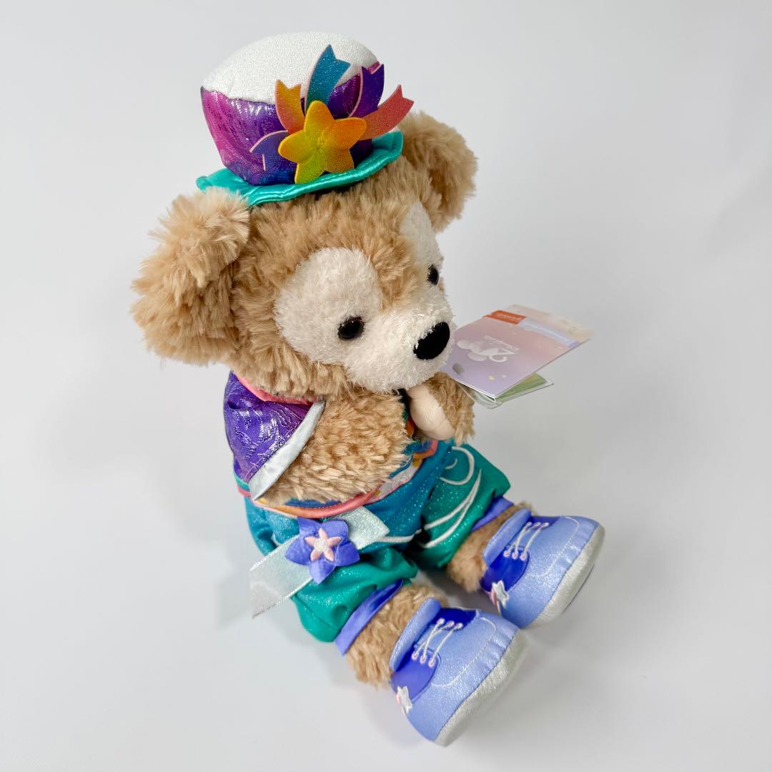 ダッフィー　ワイヤー　スケルトン入り　ポージーぬいぐるみ　香港ディズニー20周年