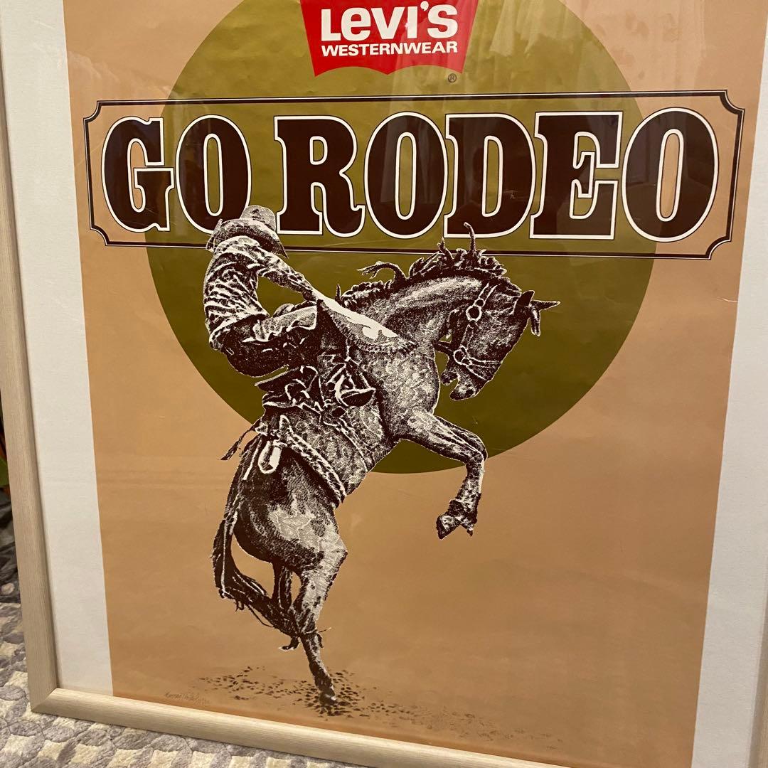 80s リーバイス 販促ポスター ヴィンテージ 額装品 コレクション