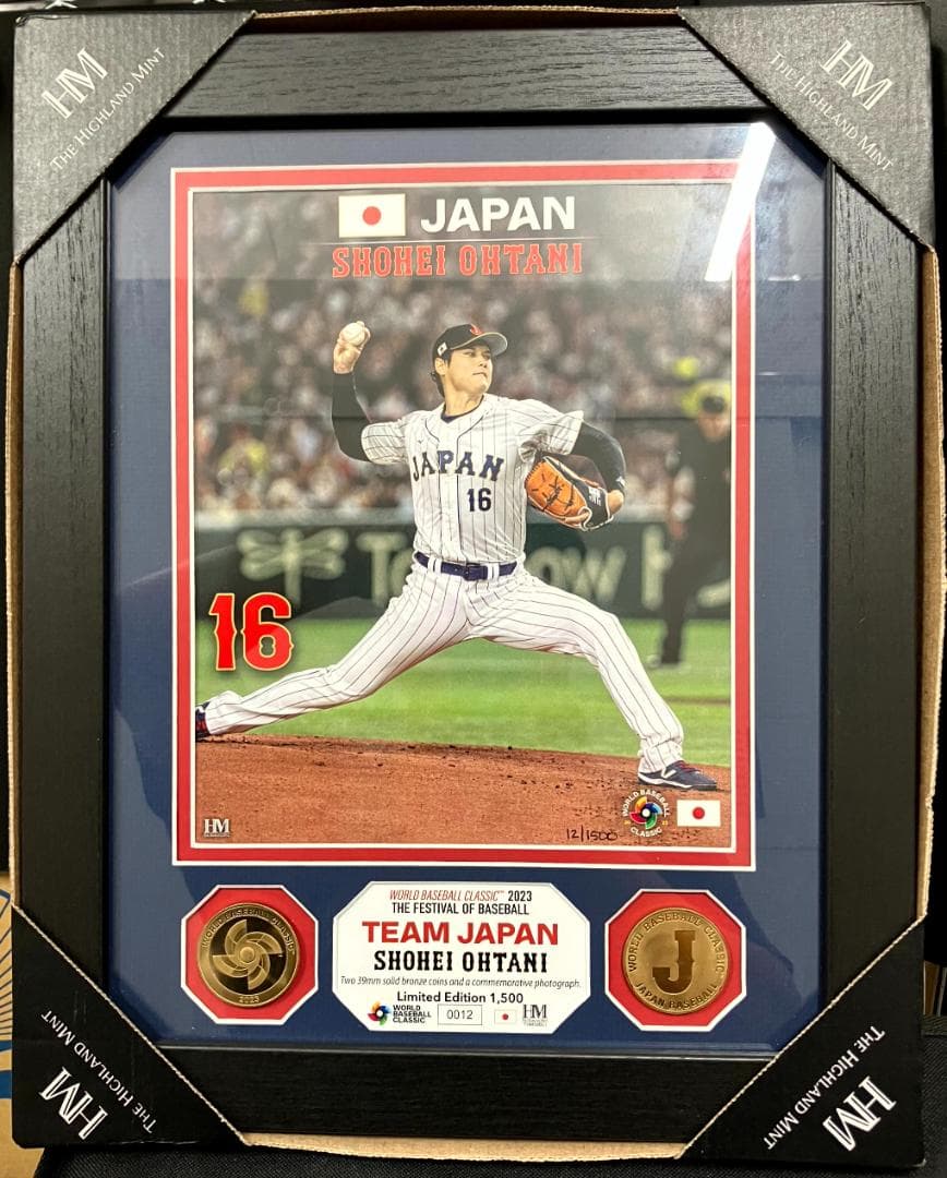 2023 WBC 大谷翔平選手(投手)ダブルフォトミント シリアルナンバー