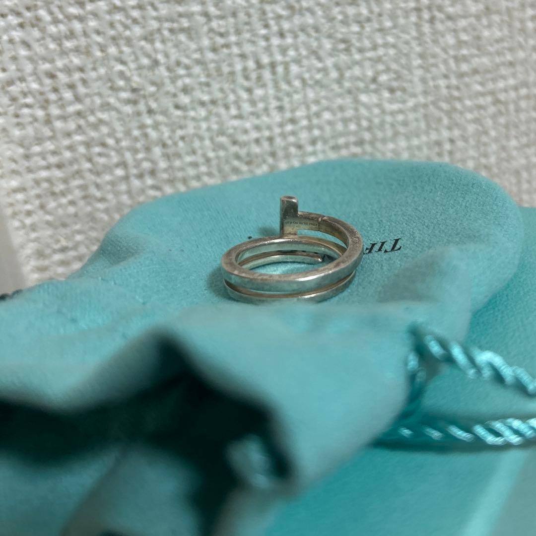 ティファニー TIFFANY Tスクエア ラップ リング 13号
