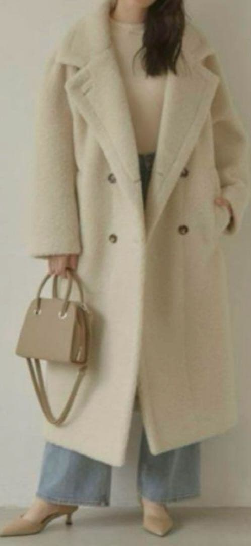 moACYMアシーム　Teddy boa long コート