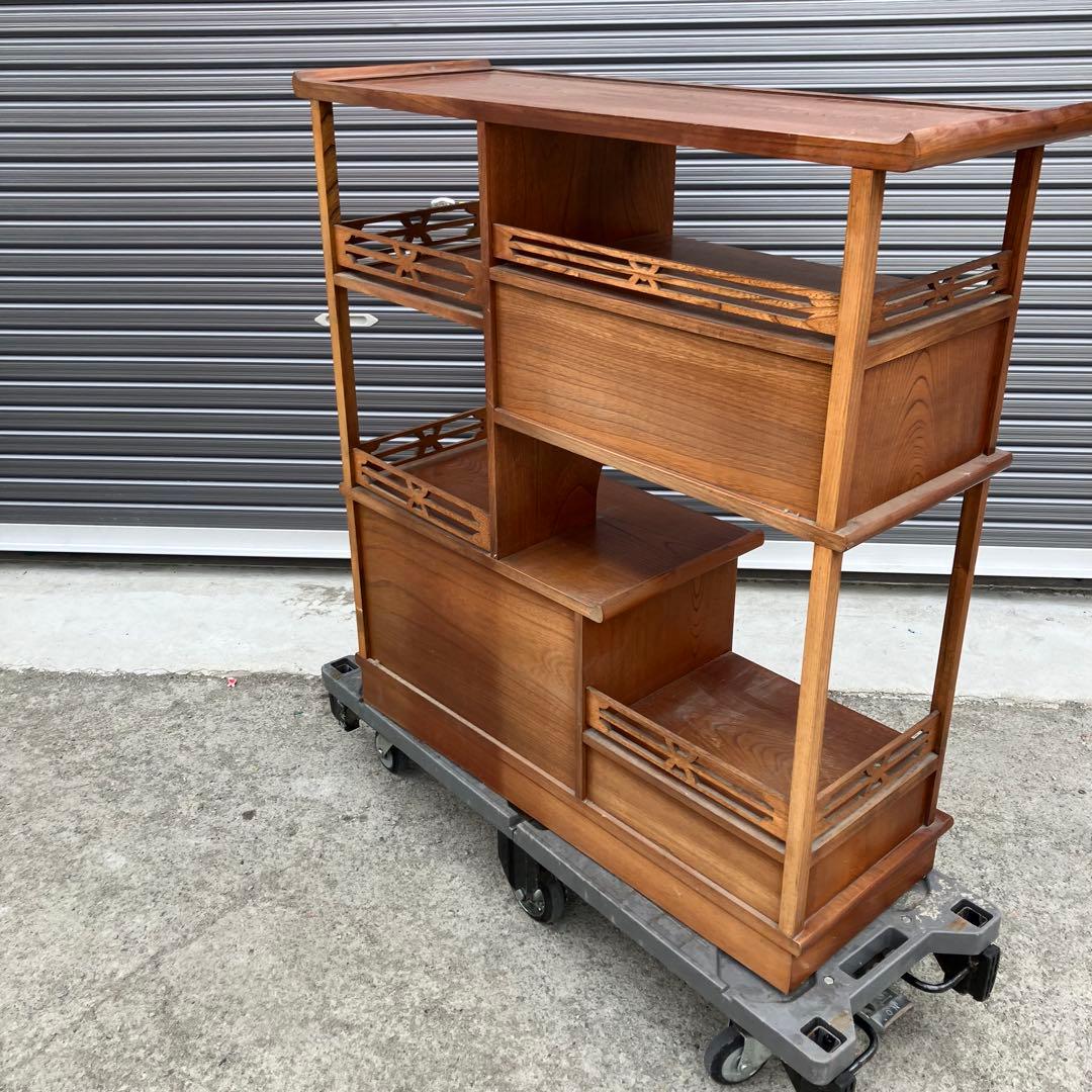 唐木家具 銘木 茶箪笥 飾り棚 中国骨董 サイドボード ビンテージ ヴィンテージ